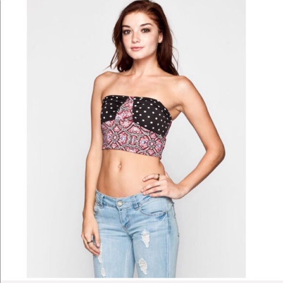 Full Tilt | Intimates & Sleepwear | Full Tilt Mixed Print Boho Bandeau ...